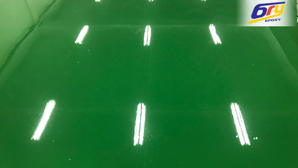 Thi công sơn epoxy tự san phẳng tại nhà máy sản xuất bao bì tại Hưng Yên